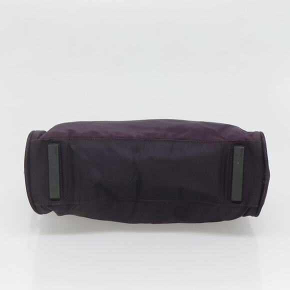 PRADA Hand Bag Nylon Purple Silver - Picture 9 of 12